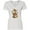 AA-White, variant on Inktastic Corky Cow Women's V-Neck T-Shirt