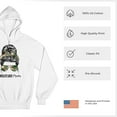 thumbnail image 6 of Military Mom Sweatshirt Proud Mom Life Messy Bun Sunglasses Mother's Day Mama Mommy Active Duty Veteran Vet Hoodie, 6 of 7