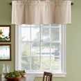 thumbnail image 3 of Khaki Ombre Curtain Valances for Windows, Kitchen Valance Window Treatments Panel 2 Pack, Modern Abstract Art Farmhouse Gradient Rod Pocket Short Curtains for Bathroom Bedroom 42 x 12 Inch, 3 of 8