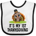 thumbnail image 3 of Inktastic First Thanksgiving Pilgrim Turkey Boys or Girls Baby Bib, 3 of 4