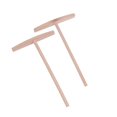 thumbnail image 1 of Beige Wooden Push Putter Kitchen Creative Gadget for Baking Pancakes and Crepes Synthetic Material 2PCS, 1 of 3