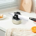 thumbnail image 6 of Suction Cup Knife Sharpener, Non-Slip Base Blade Honing Tool, Compact Kitchen Gadget for Scissors Knives, Portable Sharpening System, 6 of 6