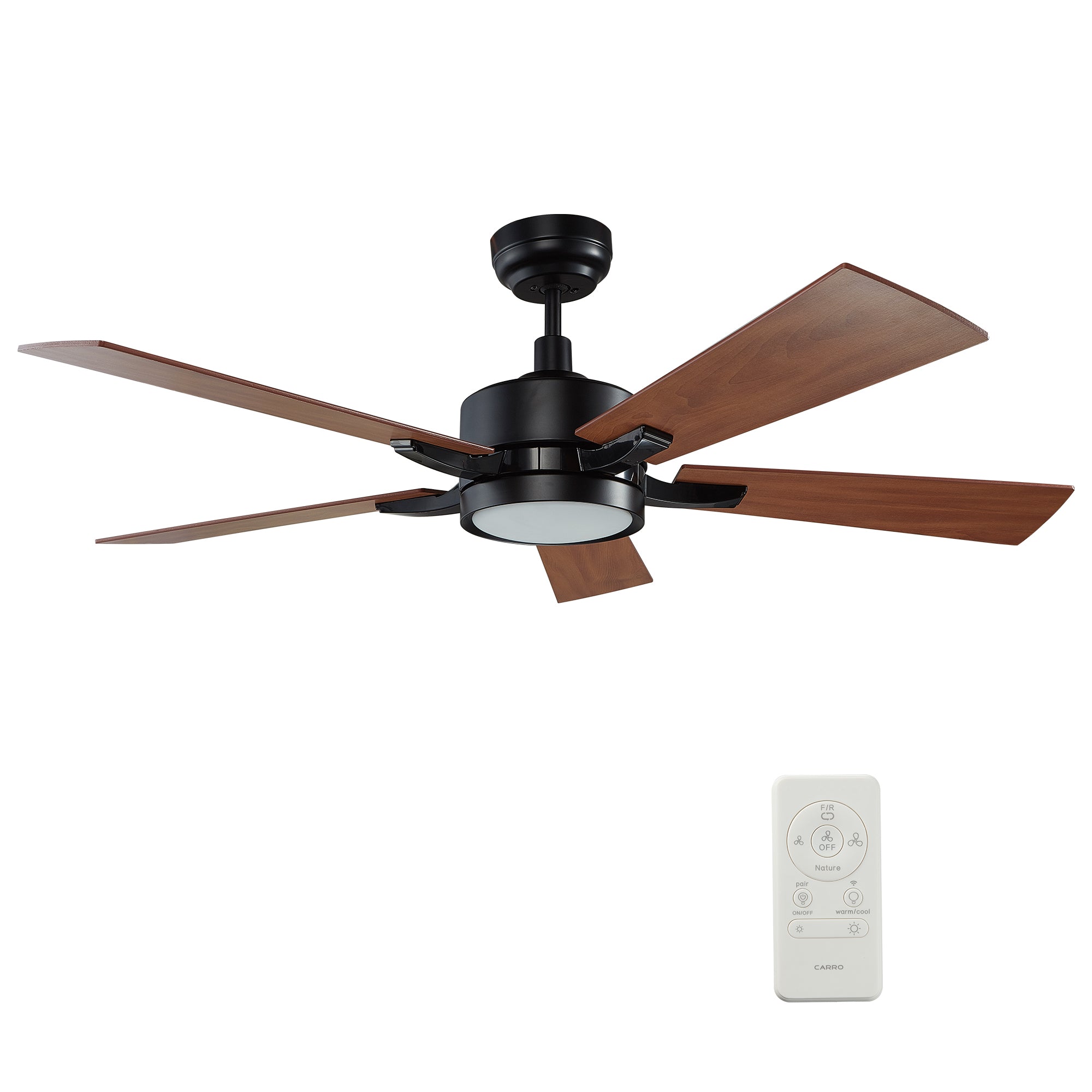 52-Inch DC Motor Smart Ceiling Fan with Dimmable Light Kit App Alexa Google  Home Remote Control, 10-Speed, Timer