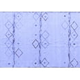 thumbnail image 1 of Ahgly Company Indoor Rectangle Solid Blue Modern Area Rugs, 5' x 7', 1 of 4