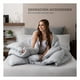 thumbnail image 4 of Edredón Matrimonial Acolchado Reversible Esquimal Relleno Down, Compatible Con Funda Duvet Gris, 4 of 7