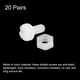 thumbnail image 3 of 20 pares tornillo tuerca Surtido Unique Bargains M4x10mm blanco, 3 of 4