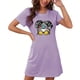 thumbnail image 5 of Camisón corto de talla grande para mujer, camisón de manga corta con estampado de pecho a la moda, camisón para mujer, 5 of 5
