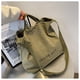 thumbnail image 3 of Bolsos de mano de lona para mujer, bolso de trabajo informal con asa superior, bolsos cruzados, 3 of 5