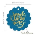 thumbnail image 6 of Inkdotpot Gold Foil Paper Hang Tags Jingle All The Way Christmas Favor Tags 100 Pieces, 6 of 7