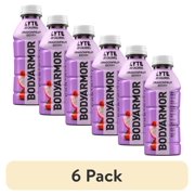 (6 pack) BODYARMOR Lyte Dragonfruit Berry Electrolyte Sports Drink Bottle, 16 fl oz