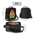 thumbnail image 2 of Bob'S Bur-Ger Lunch Bag Reusable Insulated Lunch Box Meal Handbag To Keep Food Fresh 3d Cartoon Lunch Tote Bag Work Office Outdoor Picnic, 2 of 7
