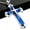 Blue, variant on Cross Necklace for Men, Stainless Steel Cross Pendant, Mens Chain Necklaces,Black