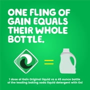Gain flings! + Aroma Boost Laundry Detergent Pacs, Original, 81 Count