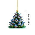 thumbnail image 2 of Boreal Craft Christmas Tree Acrylic 2D Pendant Christmas Pendant Christmas Tree Shape Pendant Christmas Acrylic Pendant New Year Pendant Car Wreath Christmas, 2 of 3
