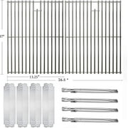 Replacement Parts for Nexgrill 720-0830H 720-0830D 720-0888N 720-0783E 720-0888, Cooking Grid, Heat Plate and Burner Set