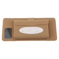 thumbnail image 2 of Car Auto Parasol Tissue Box Funda Cubierta 4 Ranura CD DVD beige, 2 of 9