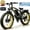 Black-Yellow, variant on 6000W Peak Dual Motor Fast Ebike Up to 40-45MPH, 60V 25AH Large Battery Adult Electric Mountain Bike, 26 Inch Fat Tire All Terrain Off Road E Bike with Shimano 21 Speed Hydraulic Disc Brake