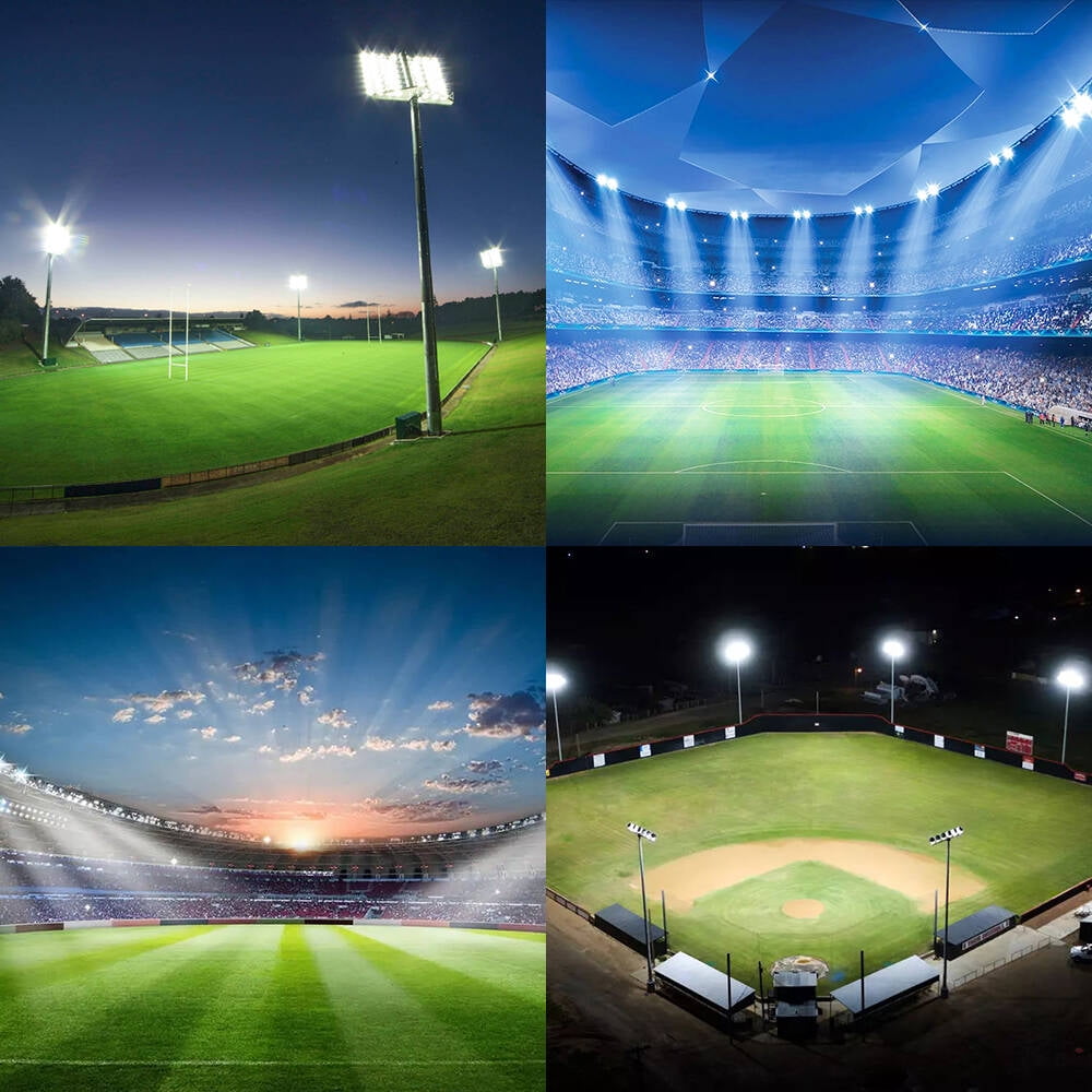 Chiuer 135W Exterior LED Flood Lights Yoke Mount 4000K 18000LM 120-277V