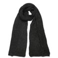 thumbnail image 2 of MSRP $28 Style & Co Solid Ribbed Muffler Scarf Black Size OSFA, 2 of 2