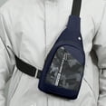 thumbnail image 1 of Men's Shoulder Bag Chest Backpack Crossbody Bag Women's Crossbody Bag Large Capacity Commuting Backpack Outdoor Cycling Travel Backpack, 1 of 6