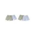 thumbnail image 2 of BemeyourBBs 2 Pack Toddler Baby Girl Boy Plaid Gingham Shorts Set Infant Girls Boys Summer Elastic Waist Checkered Loose Fit Shorts Bottoms, 2 of 9