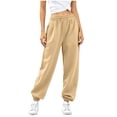 thumbnail image 6 of Sweatpants Women Fall Fashion Workout Active Joggers High Waisted Tapered Lounge Loose Pants for Yoga and Running, 6 of 10