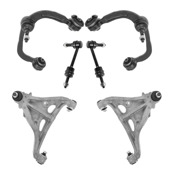 TRQ Front Upper Lower Control Arm Sway Bar End Link Suspension Kit 6pc for F150 PSA65013