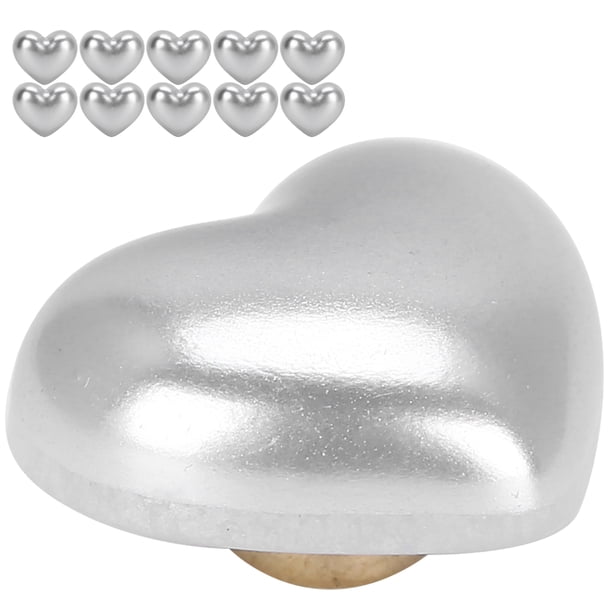 Cuentas de perlas simuladas, calcomanías de belleza para uas, ligeras, 10 Uds., portátiles para arte de uas Diy para mujeres, para manualidades de álb,Nail Art Heart Beads Nail Art Heart DIY Nail Art Higoodz Salud y Belleza
