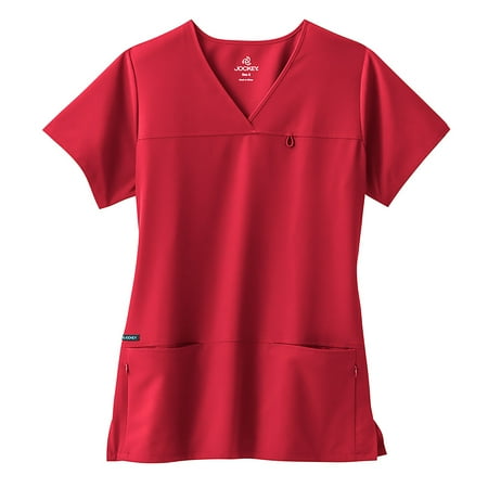 Jockey Tru Fit Crossover V-Neck Scrub Top| Style 2299