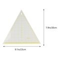 thumbnail image 2 of Triangular Quilting Ruler for Sewing Use Large Transparent Quilter's Tool, 2 of 5