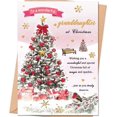 thumbnail image 1 of Tarjeta de Navidad uugtcard para nieta de la abuela y el abuelo, 1 of 6