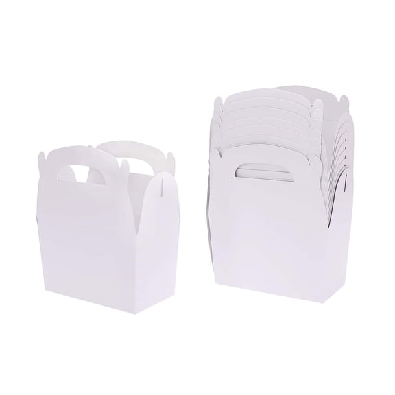 12 Packs: 10 ct. (120 total) White Gable Boxes by Celebrate It