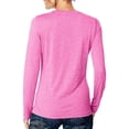 thumbnail image 2 of Hanes Womens Sport Cool DRI Performance Long-Sleeve V-Neck T-Shirt, S, 2 of 2