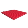 thumbnail image 4 of Yuarrent 6 uds 300X300X25mm espuma insonorizada espuma acústica tratamiento de sonido estudio habitación absorción azulejos aislamiento esponja Decoración del hogar rojo Yuarrent HA2029-03B, 4 of 5