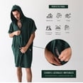 thumbnail image 4 of Poncho de Toalla Unisex con capucha CECO para cambiado y secado rápido de materiales reciclados, 4 of 5