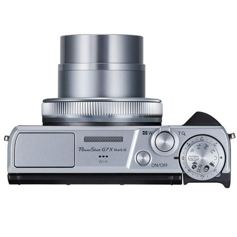Canon PowerShot G7 X Mark III Digital Camera (Silver) with 4.2x