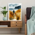 thumbnail image 5 of Qisvanset Framed Canvas Wall Art, 12x16 Inch Coastal Psalm Scripture Home Gift Wall Art, 5 of 5