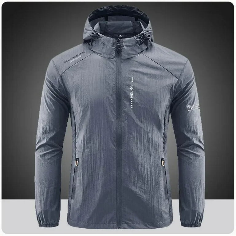 Summer Outdoor Quick Dry Sun-Protective Thin Jacket Men