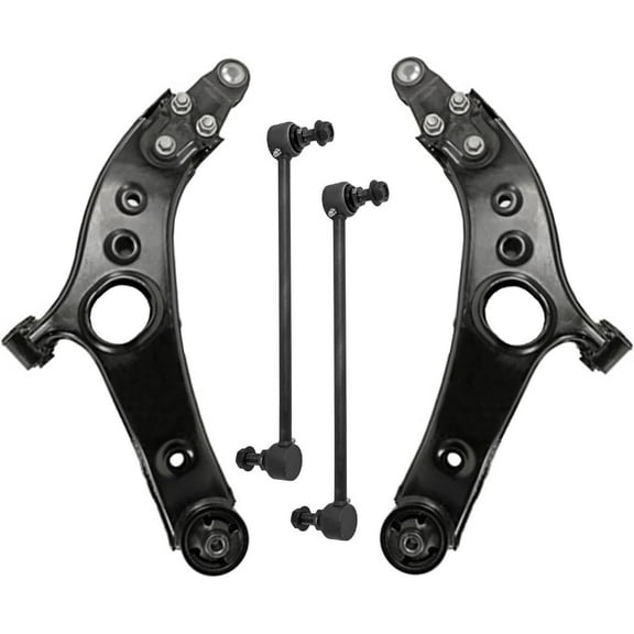 Detroit Axle - Front Control Arms Sway Bars for Hyundai 2013-2014 Santa Fe XL, 2013-2018 Santa Fe Sport, 2 Lower Control Arms with Ball Joints 2 Sway Bar End Links Replacement