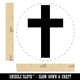 thumbnail image 2 of Cross Christian Church Religion Self-Inking Rubber Stamp Ink Stamper - Black Ink - Medium 1 Inch, 2 of 7