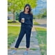 thumbnail image 5 of Conjunto de Jogger PRETTYGARDEN XL Azul Oscuro para Ropa de Descanso, 5 of 5
