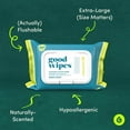 Goodwipes Flushable & PlantBased Wipes with Botanicals Dispenser for