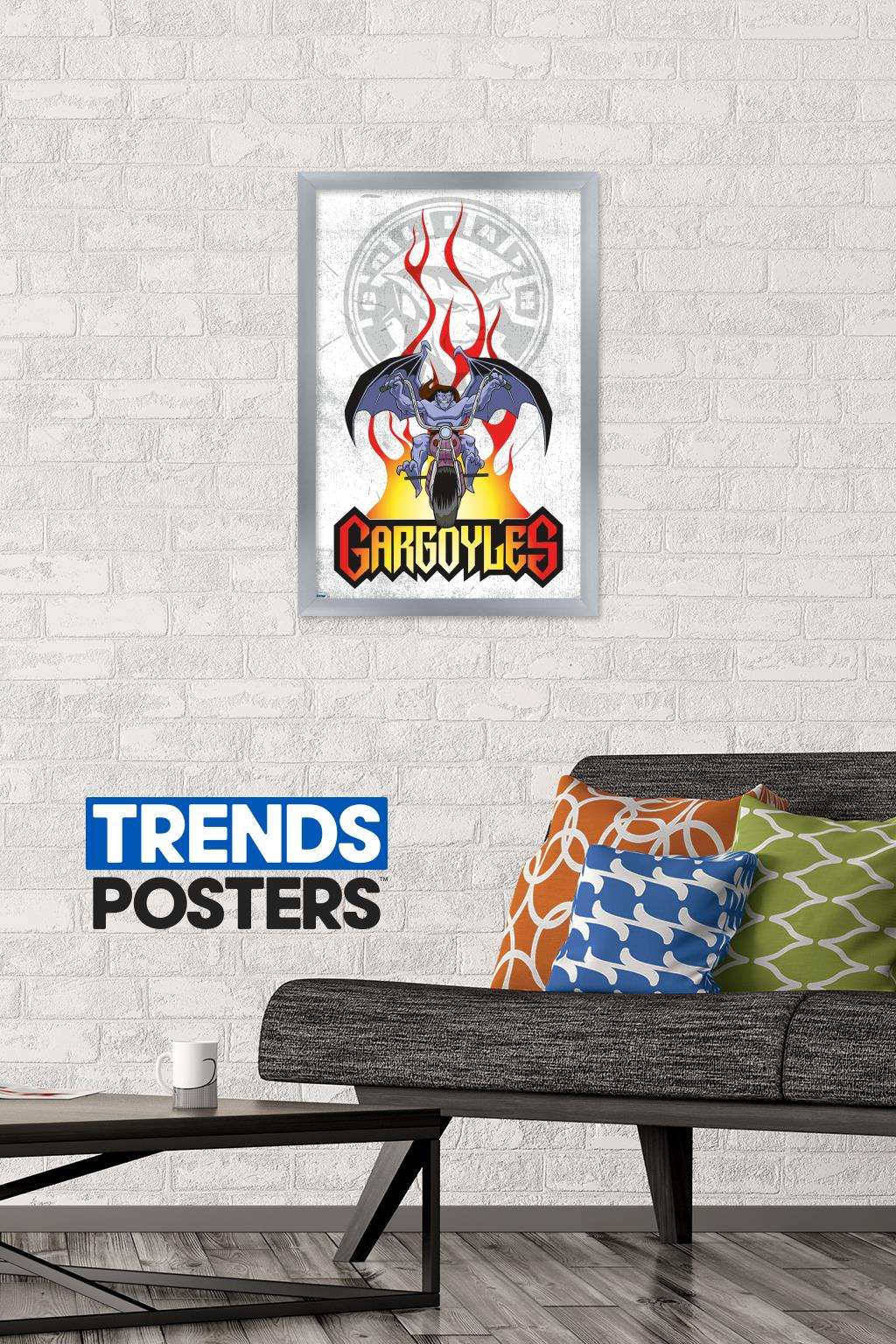 Disney Gargoyles - Goliath Wall Poster, 14.725" x 22.375", Framed