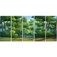 thumbnail image 2 of Green Jungle with Dense Trees - Oversized Landscape Wall Art Print, 2 of 3