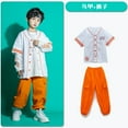 thumbnail image 6 of Children'S Hip-Hop Short Sleeved Loose Pants Suit Boys Girls Hip Hop Dance Clothes Jazz Dance Costumes Street Dance Wear, 6 of 6