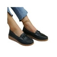 thumbnail image 3 of Fangasis Loafers for Women Casual Comfortable Slip On Wedge Penny Moccasins Loafers Low Top Shoes Size 4.5-9, 3 of 6
