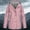 Pink, variant on Hueook Waterproof Raincoat Lightweight Rain Jacket Hoooded Windbreake Women's Casual Softshell Jacket Pink M