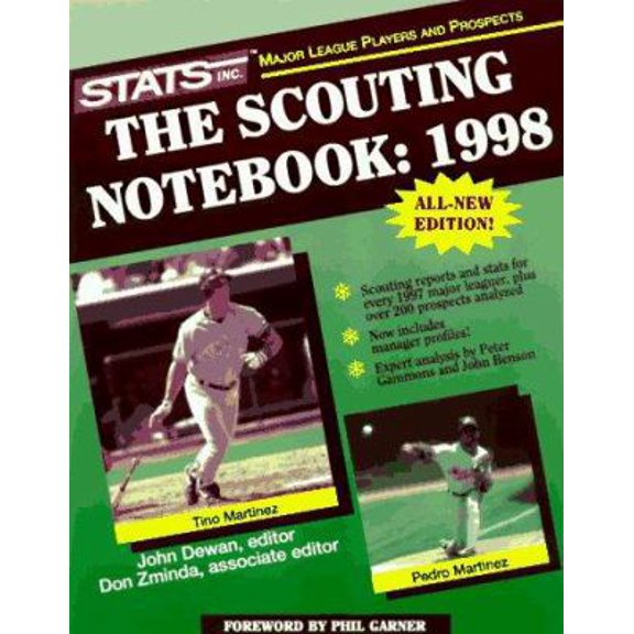 Pre-Owned The Scouting Notebook: 1998 (Sporting News STATS Major League Scouting Notebook) (Paperback) 1884064477 9781884064470