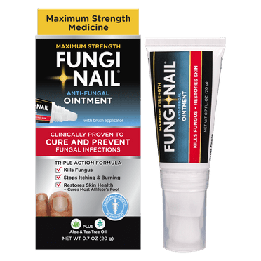 Fungi-Nail Maximum Strength AntiFungal Ointment Kills Athlete's Foot Fungus, Tolnaftate, 0.7 oz