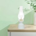 thumbnail image 4 of Luces de velas sin llama retro Lámpara de mesa con pilas realistas Lámpara de velas eléctricas para la decoración de la mesa del partido de la iglesia blanco un Macarena Vela sin llama, 4 of 5